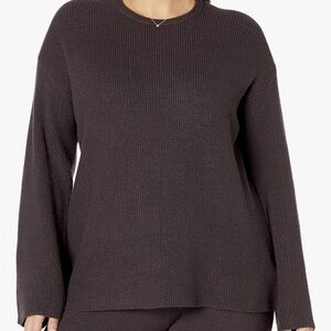 The Drop Chocolate Color Pullover Sweater